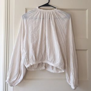 Small H&M Cotton Gauze Button Up Blouse